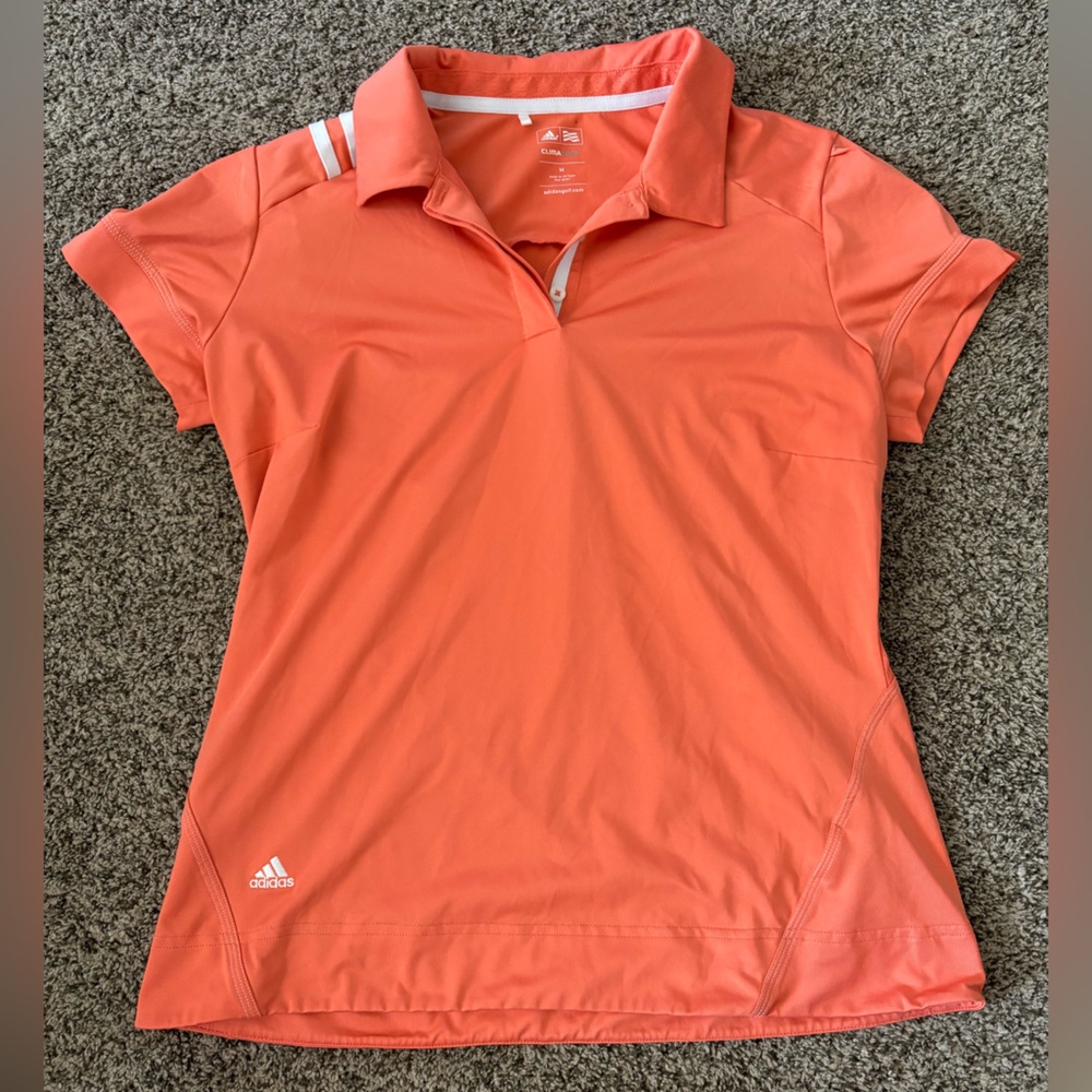 Adidas ClimaCool Orange Polo Shirt